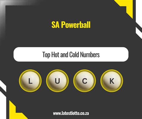 SA PowerBall Hot Numbers, SA PowerBall Cold Numbers.